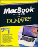 Macbook All-in-One for Dummies