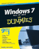 Windows 7 All-in-One for Dummies