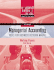 Managerial Accounting: Tools for Business Decision Making-Working Papers