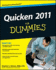 Quicken 2011 for Dummies