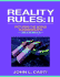 Reality Rules: Picturing the World in Mathematics--the Frontier