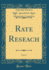 Rate Reseach, Vol 9 Classic Reprint
