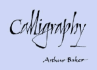Calligraphy (Lettering, Calligraphy, Typography)
