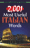 2, 001 Most Useful Italian Words