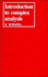Introduction to Complex Analysis
