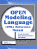 Open Modeling Language (Oml) Reference Manual (Sigs Reference Library, Series Number 9)