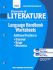 Holt Elements of Literature: Grammar Usage and Mechanics Handbook Worksheets Grade 6 Introductory Course