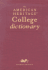 The American Heritage College Dictionary: Deluxe