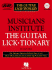 Guitar Licktionary Bk/Cd Musicians Institute Private Lessons Format: Paperback