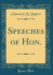 Speeches of Hon. (Classic Reprint)