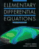 Elementary Differential Equations (4th Edition)