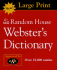 Random House Webster's Dictionary--Large Print Edition (Hc)