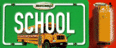 School: With School Bus [With Toy]