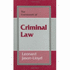 The Framework of Criminal Law (Pb 1996)