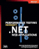 Performance Testing Microsoft. Net Web Applications