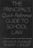 The Principal&#8242; S Quick-Reference Guide to School Law: Reducing Liability, Litigation, and Other Potential Legal Tangles