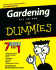 Gardening All-in-One for Dummies (for Dummies (Home & Garden))