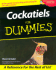 Cockatiels for Dummies (Howell Dummies Series)