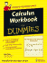 Calculus Workbook for Dummies