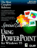 Using Powerpoint for Windows 95: Special Edition