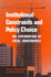Institutional Constraints and Policy Choice: an Exploration of Local Governance