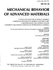 Mechanical Behavior of Advanced Materials. Md-Vol. 84