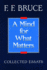 A Mind for What Matters: Collected Essays of F. F. Bruce