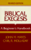 Biblical Exegesis: a Beginner's Handbook