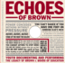 Echoes of Brown: Youth Documenting and Performing the Legacy of Brown V. Board of Education With Dvd (Teaching for Social Justice Series)