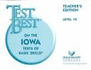 Test Best on the Iowa Tests of Basic Skills: Level 12