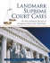 Landmark Supreme Court Cases: the Most Influential Decisions of the Supreme Court of the United States