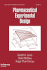 Pharmaceutical Experimental Design (Drugs and the Pharmaceutical Sciences)