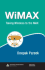 Wimax: Taking Wireless to the Max