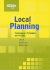 Local Planning: Contemporary Principles and Practice