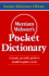 Merriam-Webster's Pocket Dictionary (Pocket Reference Library)