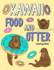 Kawaii Food and Otter Coloring Book Coloring Book for Adult, Coloring Book With Food Menu and Funny Otter, Otter Coloring Page, Otter Lover
