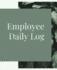 Employee Daily Log: Monthly Timesheet | Corporate Contractor Business Or Company Sign in/Out Register [With Name, Time in/Out, Verification and More! ]...Time Sheets Easy (Employee Monthly Timesheet)