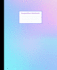 Composition Notebook: Iridescent Purple & Blue, College Ruled, 110 Pages-Stylish Classic Journal Notebook for Home Work Office Business Ideas Writing and School (7.5 X 9.25 in)