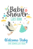 Welcome Baby Guest Book Baby Shower: Keepsake, Advice for Expectant Parents and Bonus Gift Log-Yellow Clouds Design Cover