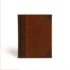 CSB Notetaking Bible, Large Print Edition, Brown/Tan Leathertouch Over Board