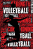 Volleyball Strength and Conditioning Log: Volleyball Workout Journal and Training Log and Diary for Player and Coach-Volleyball Notebook Tracker