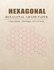 Hexagonal Graph Paper: Hexagon Graph Paper Notebook for Drawing Organic Chemistry Structures (Hexagonal Graph Paper Notebooks)