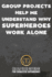 Group Projects Help Me Understand Why Superheroes Work Alone: College Ruled Notebook for Exhausted Superheroes-Black