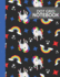 Dot Grid Notebook: Unicorns & Rainbows Softcover Paperback Dot Grid Journal // Notebook for Kids & Children