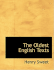 The Oldest English Texts