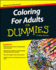 Coloring for Adults Fd (for Dummies)