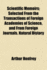 Scientific Memoirs, Selected From the Transactions of Foreign Academies of Science, and From Foreign Journals. Natural History 1853 [Leather Bound]
