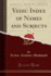 Vedic Index of Names and Subjects, Vol 1 Classic Reprint