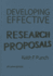 Developing Effective Research Proposals