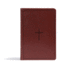 Csb Giant Print Reference Bible, Brown Leathertouch, Red Letter, Presentation Page, Cross-References, Full-Color Maps, Easy-to-Read Bible Serif Type